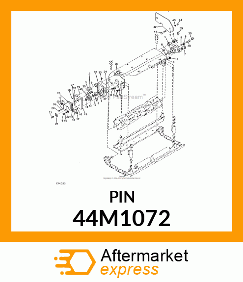 PIN, STRAIGHT, CHAMFERED ENDS 44M1072