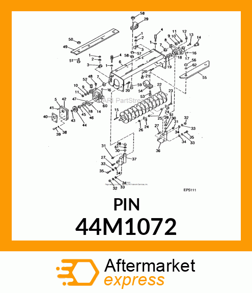 PIN, STRAIGHT, CHAMFERED ENDS 44M1072