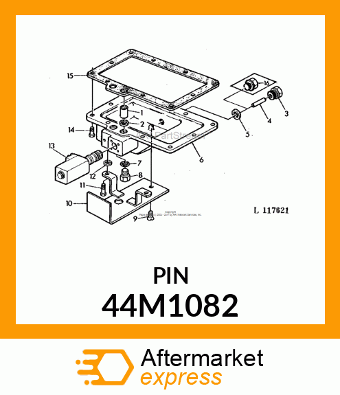 PIN, STRAIGHT, CHAMFERED ENDS 44M1082