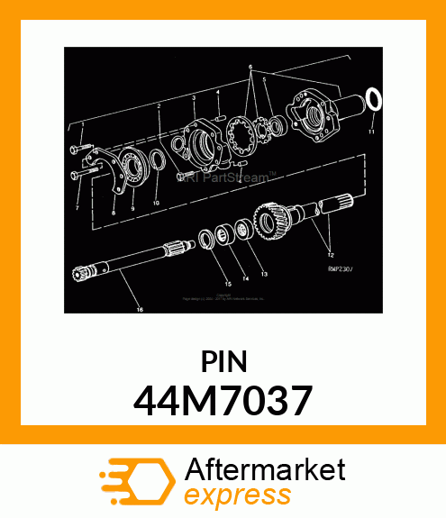 PIN, DOWEL 44M7037