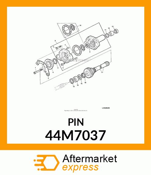 PIN, DOWEL 44M7037