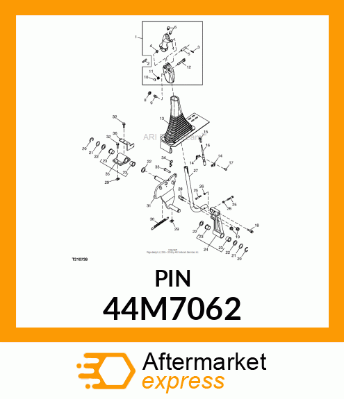 PIN, DRILLED, TWO HOLE CHAMFERED 44M7062