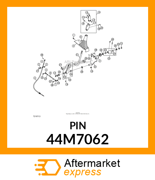 PIN, DRILLED, TWO HOLE CHAMFERED 44M7062