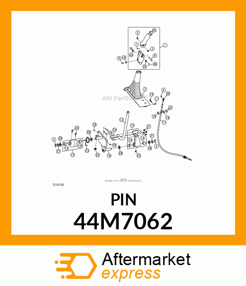 PIN, DRILLED, TWO HOLE CHAMFERED 44M7062