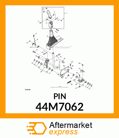 PIN, DRILLED, TWO HOLE CHAMFERED 44M7062