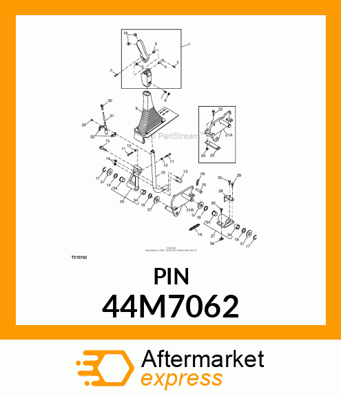 PIN, DRILLED, TWO HOLE CHAMFERED 44M7062