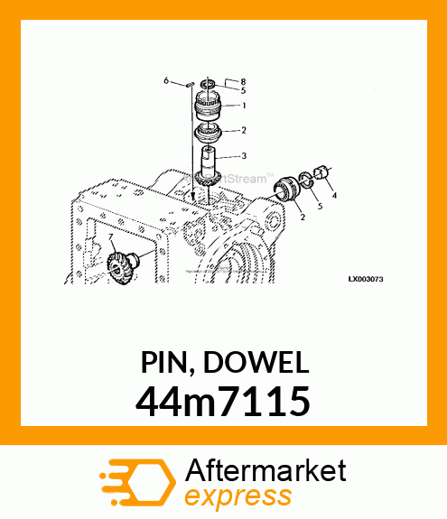 PIN, DOWEL 44m7115