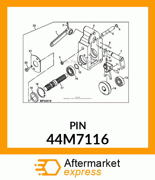 PIN, DOWEL 44M7116