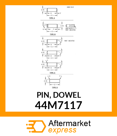 PIN, DOWEL 44M7117