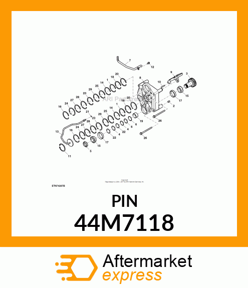 PIN, DOWEL 44M7118