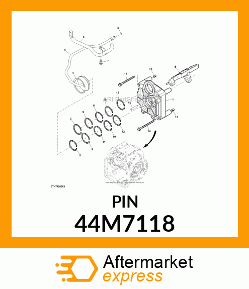 PIN, DOWEL 44M7118