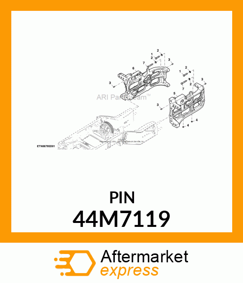 PIN, DOWEL 44M7119