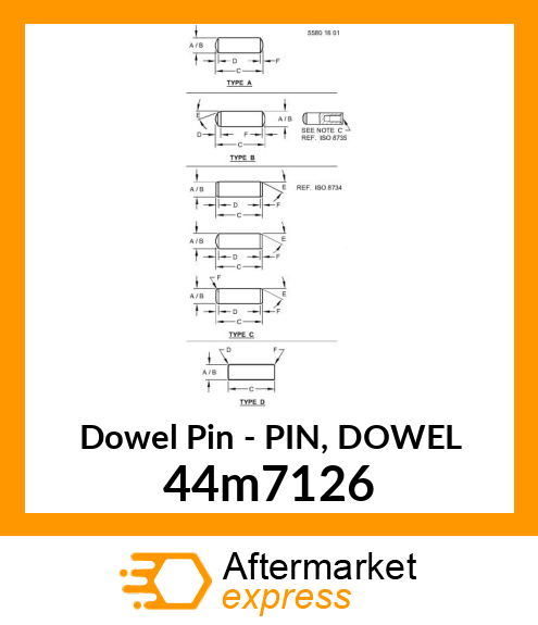 PIN, DOWEL 44m7126