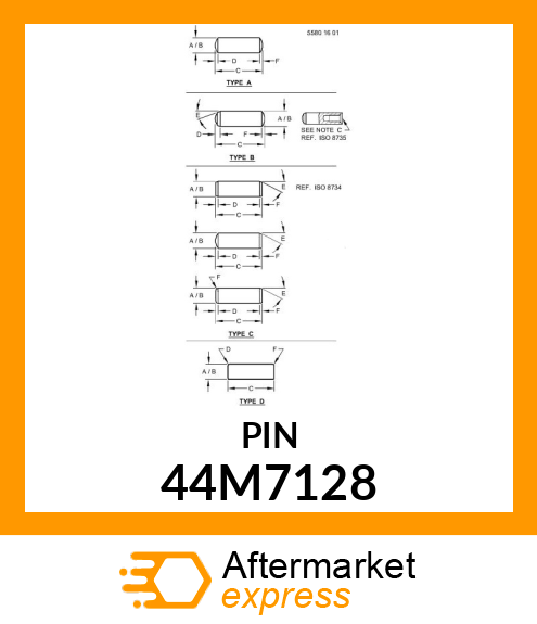 PIN, DOWEL 44M7128