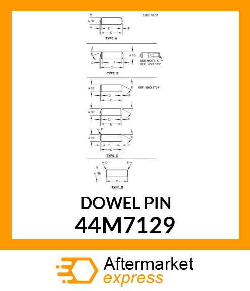 PIN, DOWEL 44M7129