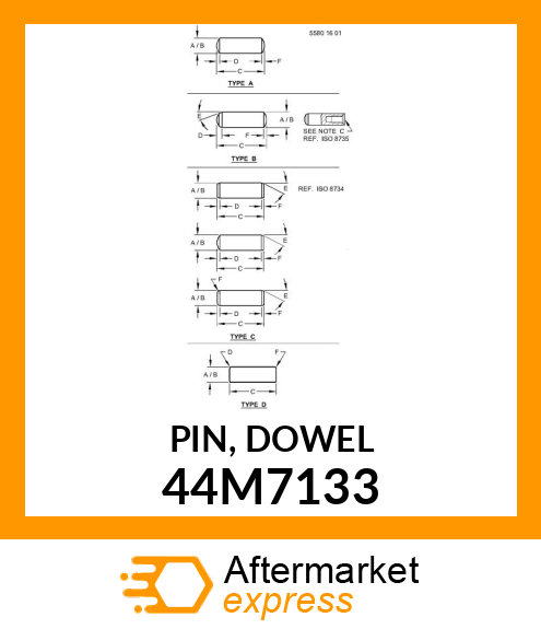 PIN, DOWEL 44M7133