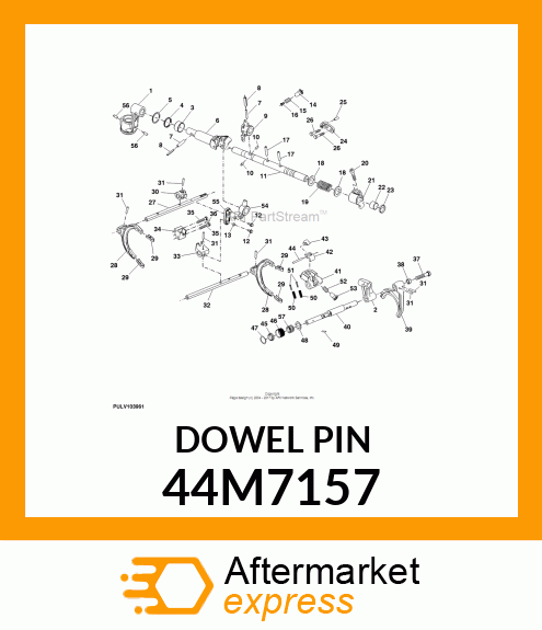 PIN, DOWEL 44M7157