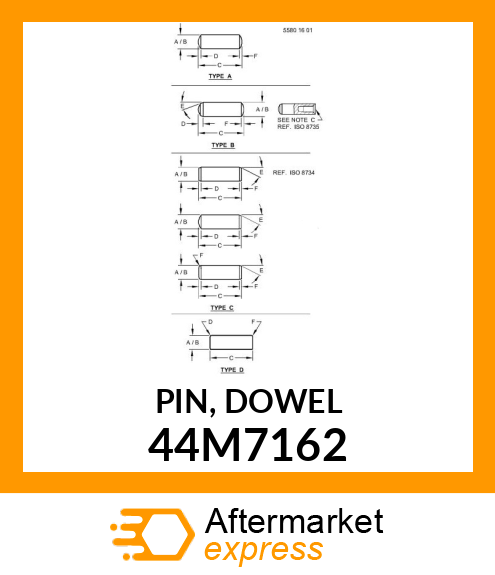 PIN, DOWEL 44M7162