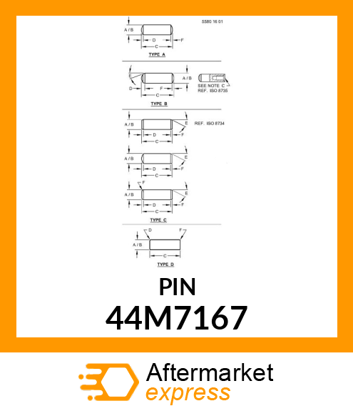 PIN, DOWEL 44M7167