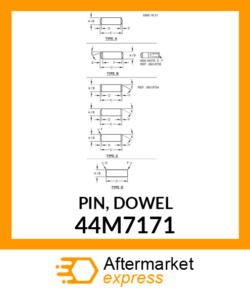 PIN, DOWEL 44M7171