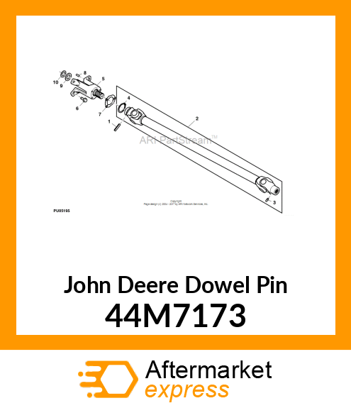 PIN, DOWEL 44M7173