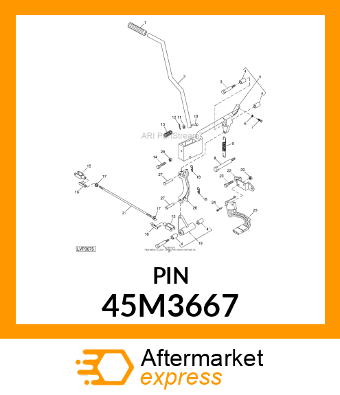 PIN, DRILLED, SAE CLEVIS HEAD 45M3667