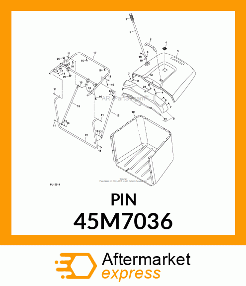 PIN, DRILLED, SAE CLEVIS HEAD 45M7036