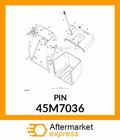 PIN, DRILLED, SAE CLEVIS HEAD 45M7036