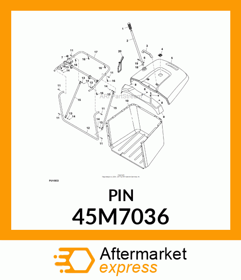 PIN, DRILLED, SAE CLEVIS HEAD 45M7036