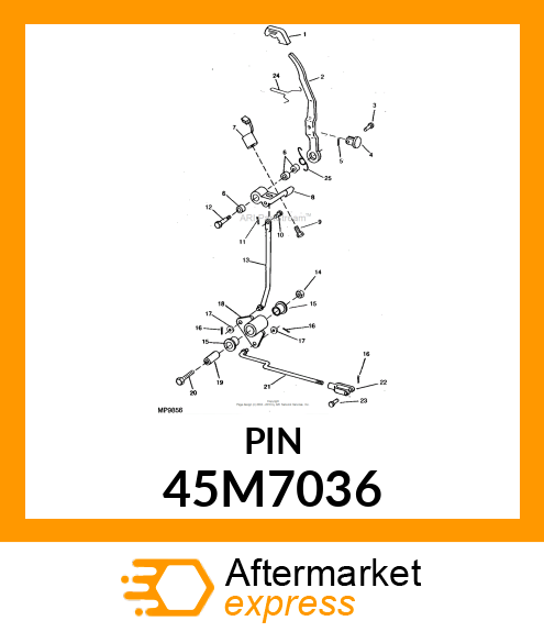 PIN, DRILLED, SAE CLEVIS HEAD 45M7036