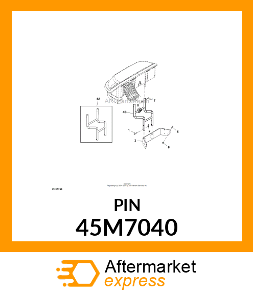 PIN, DRILLED, SAE CLEVIS HEAD 45M7040