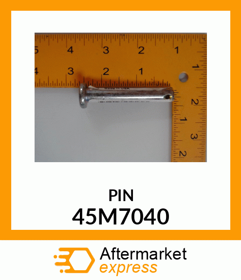 PIN, DRILLED, SAE CLEVIS HEAD 45M7040