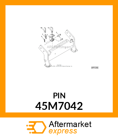 PIN, DRILLED, SAE CLEVIS HEAD 45M7042