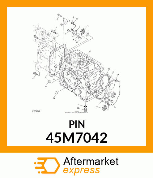 PIN, DRILLED, SAE CLEVIS HEAD 45M7042