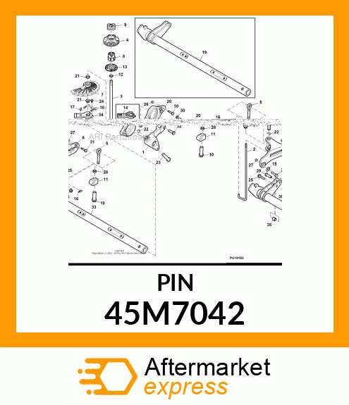 PIN, DRILLED, SAE CLEVIS HEAD 45M7042