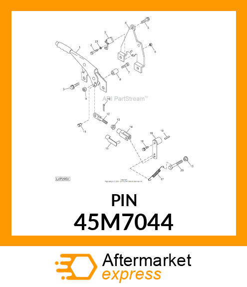 PIN, DRILLED, SAE CLEVIS HEAD 45M7044