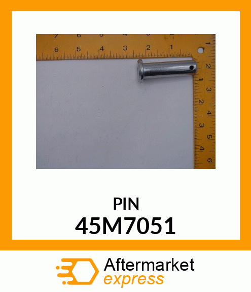 PIN, DRILLED, SAE CLEVIS HEAD 45M7051