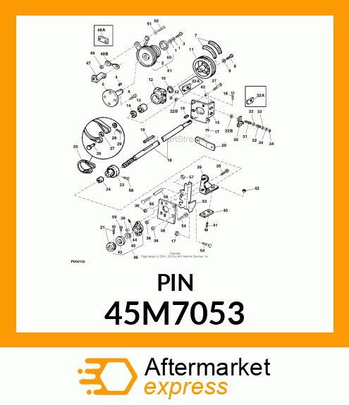 PIN, DRILLED, SAE CLEVIS HEAD 45M7053