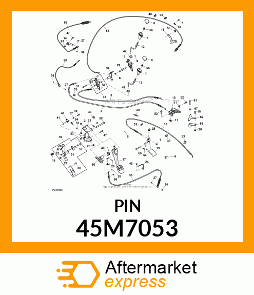 PIN, DRILLED, SAE CLEVIS HEAD 45M7053