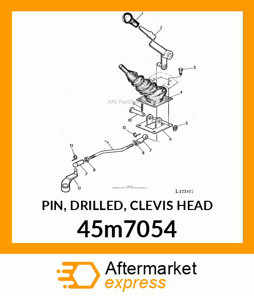 PIN, DRILLED, CLEVIS HEAD 45m7054