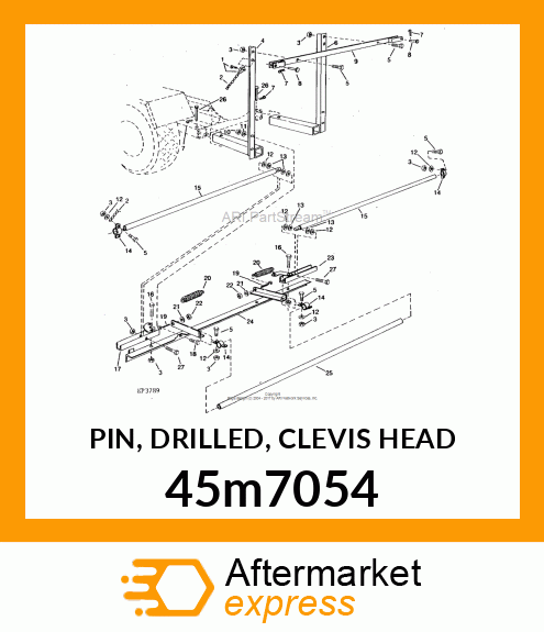 PIN, DRILLED, CLEVIS HEAD 45m7054