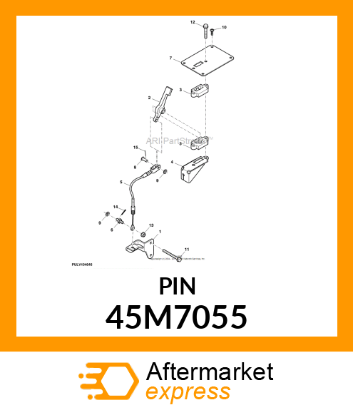 PIN, DRILLED, SAE CLEVIS HEAD 45M7055