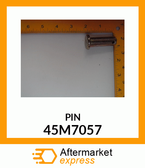 PIN, DRILLED, SAE CLEVIS HEAD # 45M7057