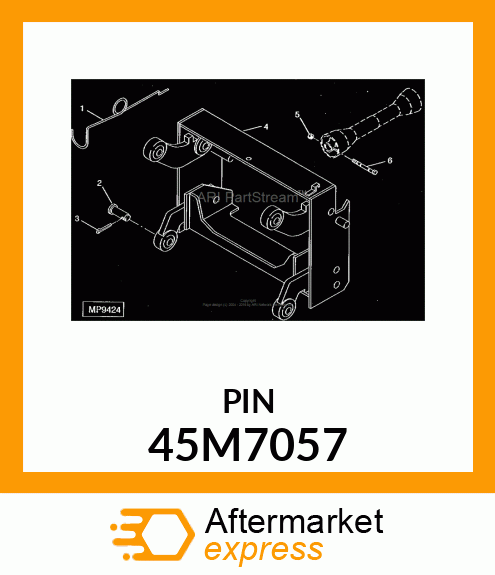 PIN, DRILLED, SAE CLEVIS HEAD # 45M7057