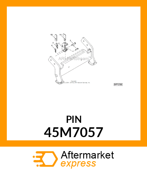 PIN, DRILLED, SAE CLEVIS HEAD # 45M7057