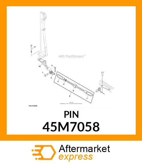 PIN, DRILLED, SAE CLEVIS HEAD 45M7058