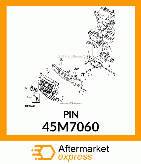 PIN, DRILLED, SAE CLEVIS HEAD 45M7060