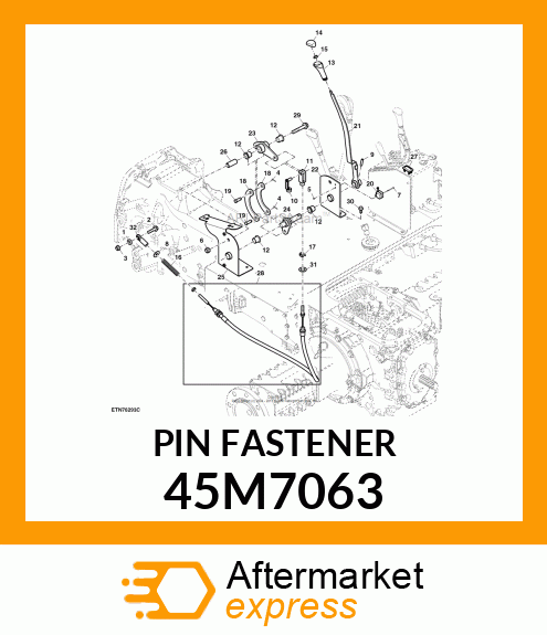 PIN, SPRING LOCKING 45M7063