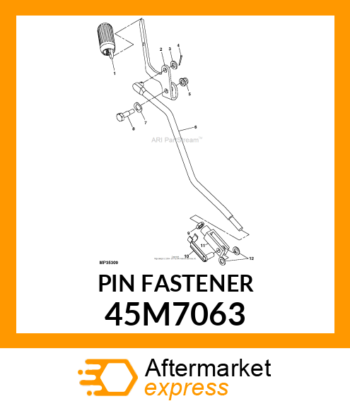 PIN, SPRING LOCKING 45M7063