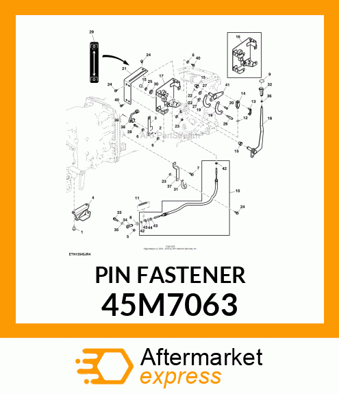 PIN, SPRING LOCKING 45M7063